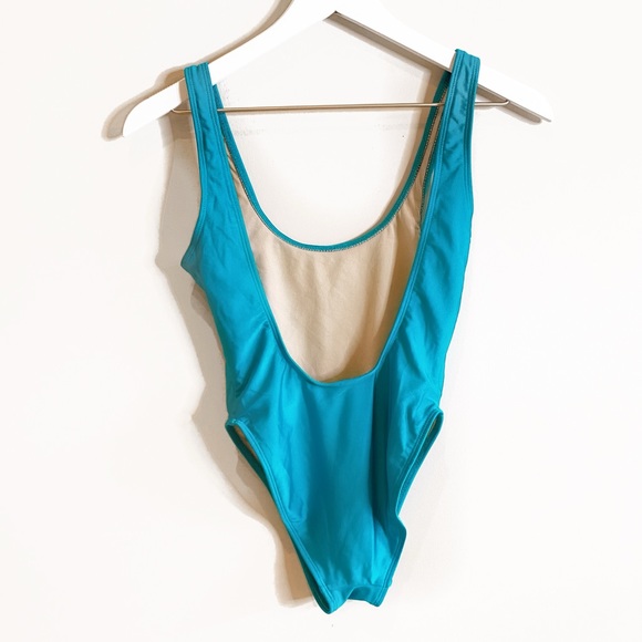 Revolve Private Party Turquoise Blue IDFWU Swimsuit - Picture 5 of 6